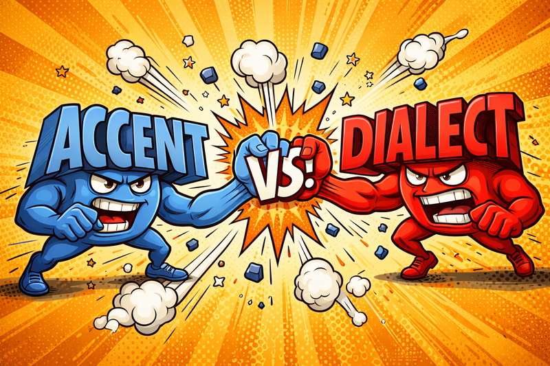 Introduction to Accents 1: Accent vs Dialect vs Idiolect