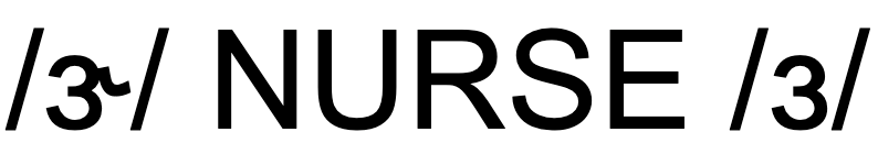 Nurse Vowel for American and British Accents