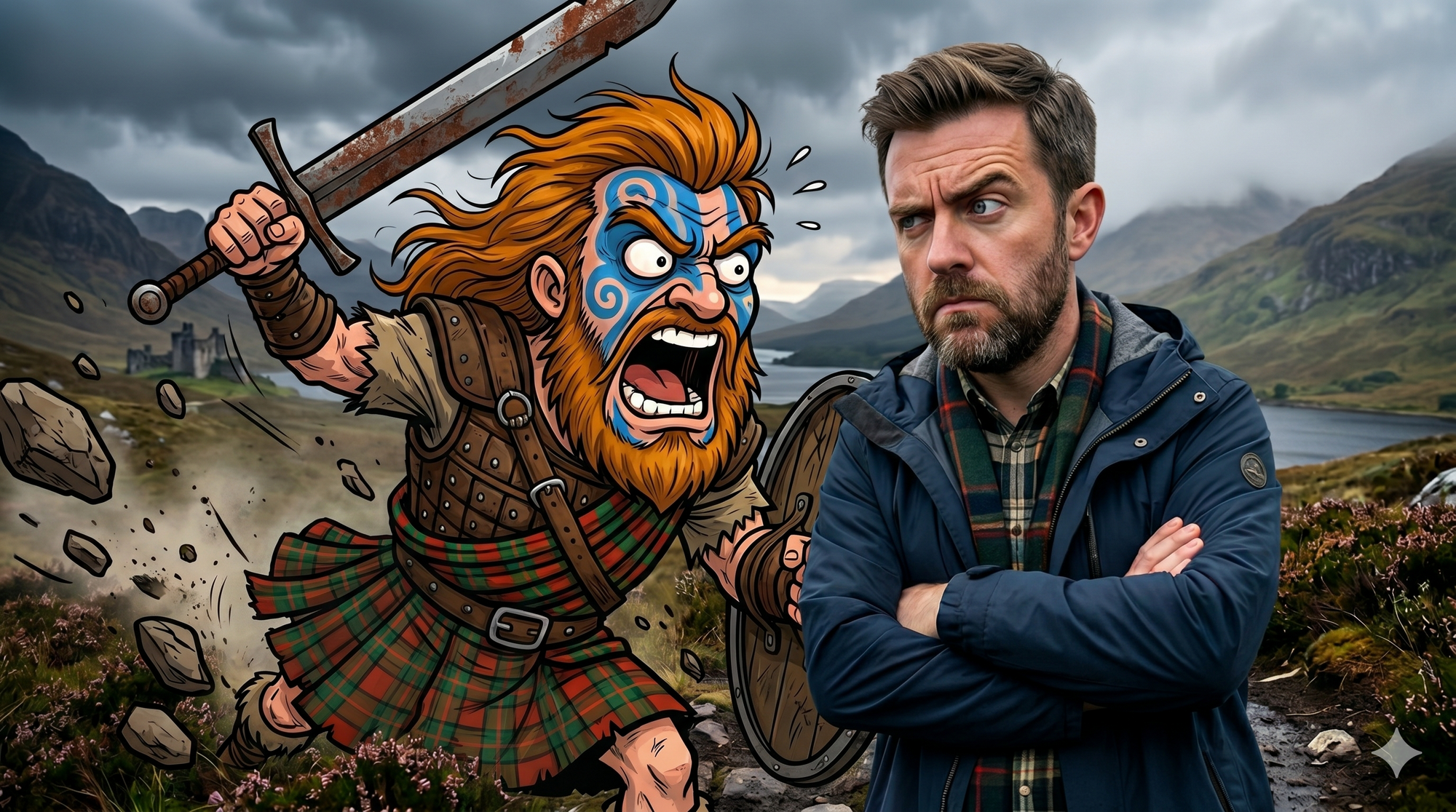 Scottish Accent Cartoon vs Realistic