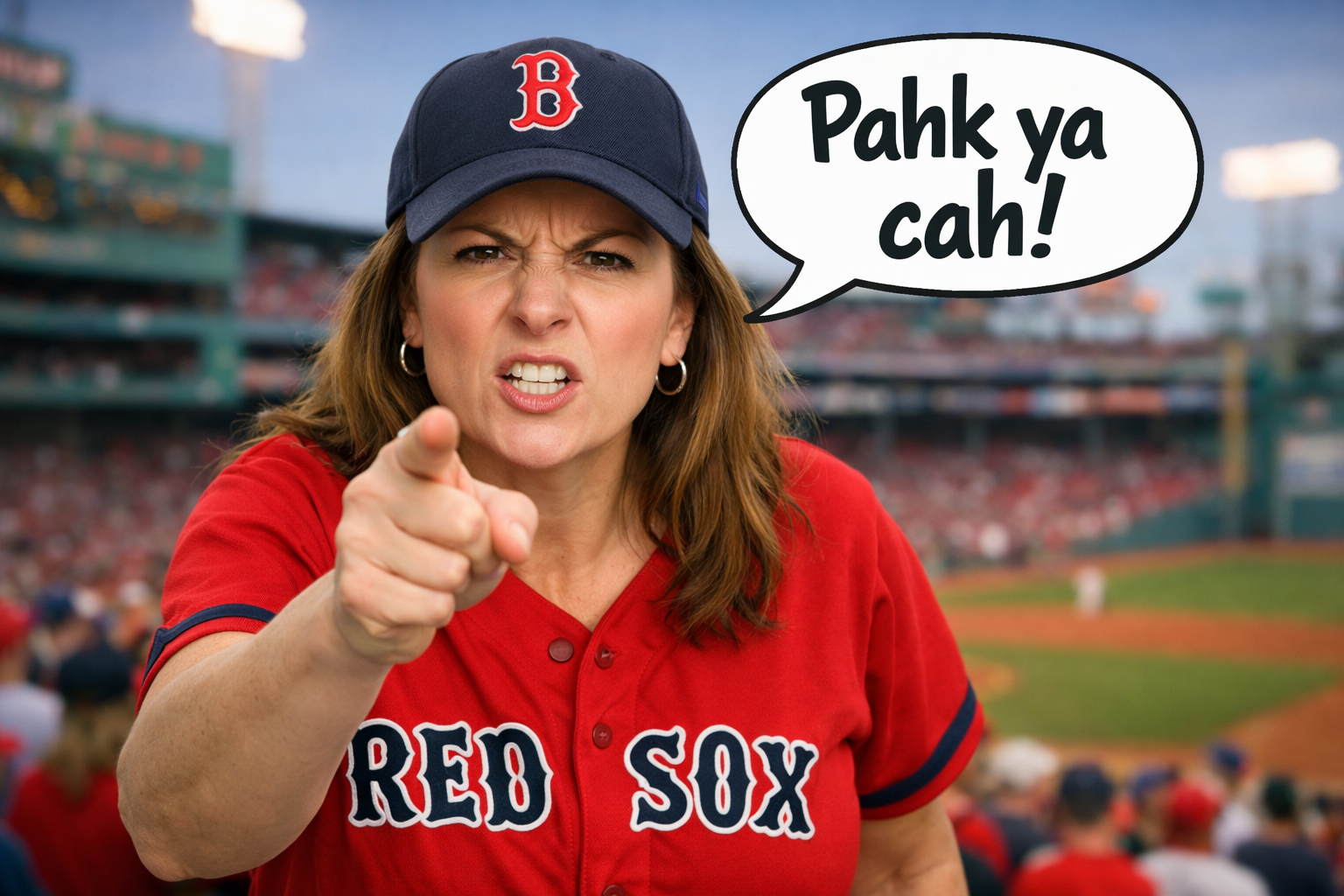 Boston Red Sox Fan speaking with a Boston Accent